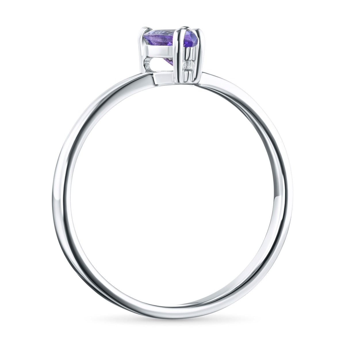 Sterling Silver Ring with Tanzanite