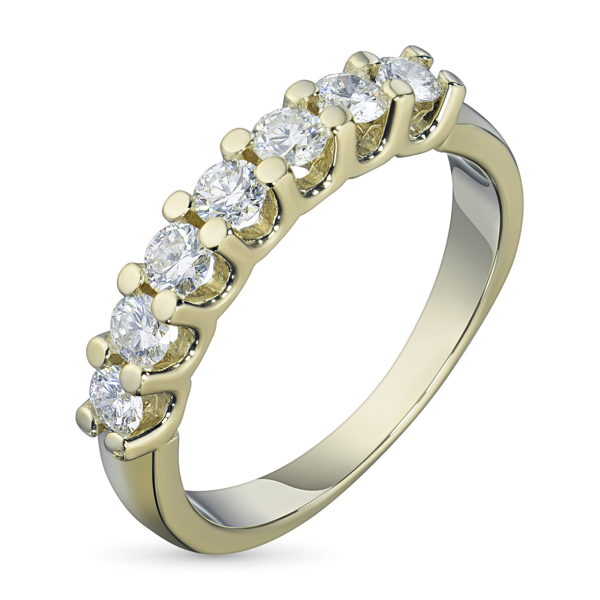 14K Yellow Gold Ring with Garnet