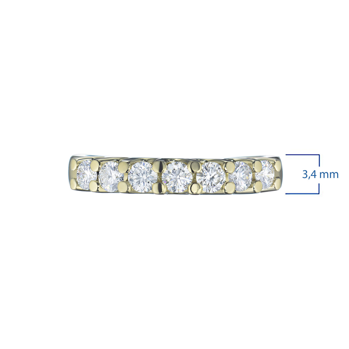 14K Yellow Gold Ring with Garnet