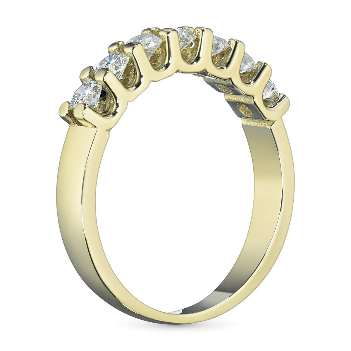 14K Yellow Gold Ring with Garnet