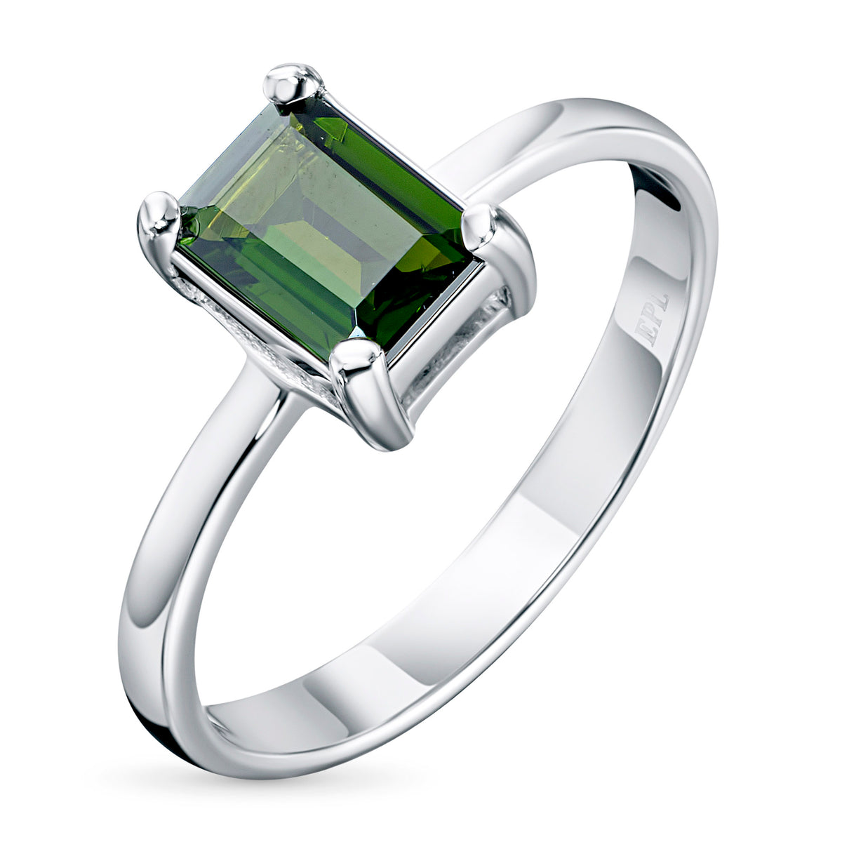 Sterling Silver Ring with Topaz