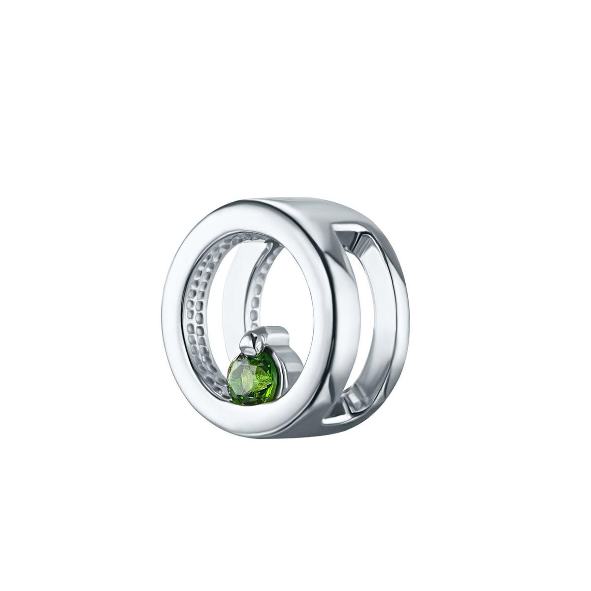 Sterling Silver Pendant with Chrome Diopside