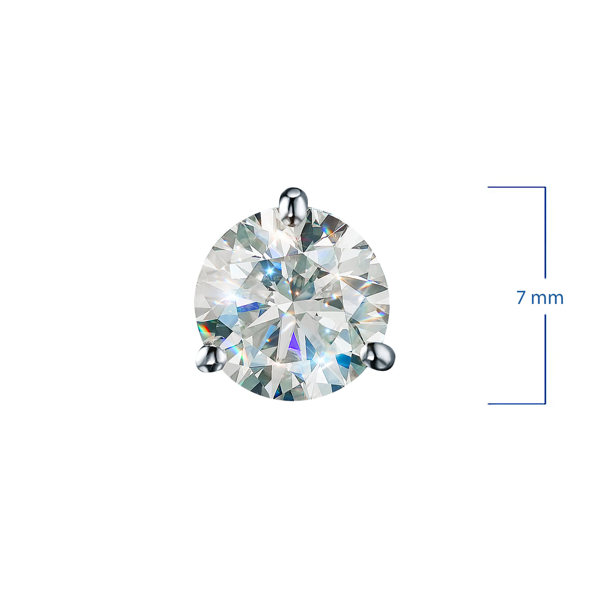 14K White Gold Pendant with Natural Diamonds