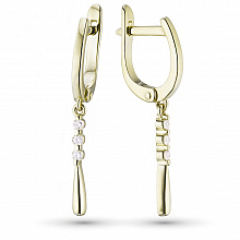 Обеци с диаманти