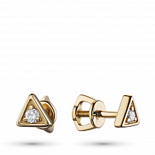 Обеци с диаманти