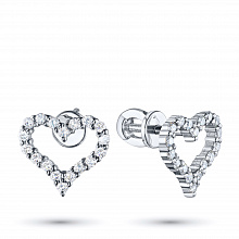 Обеци с диаманти