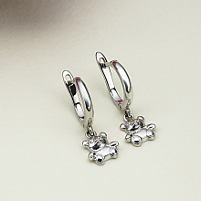 Обеци с диаманти