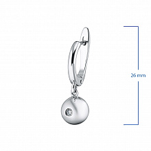 Обеци с диаманти