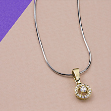 Висулка с диаманти