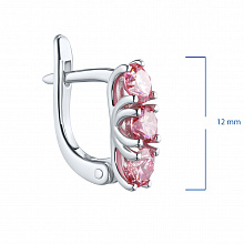 Обеци с диаманти