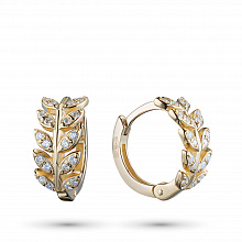 Обеци с диаманти