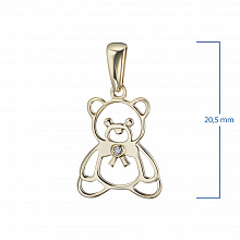 Висулка с диамант