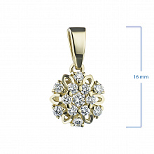 Висулка с диаманти