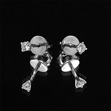 Пусети с диаманти