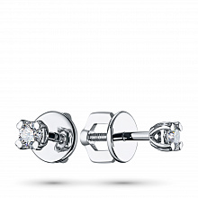 Обеци с диаманти