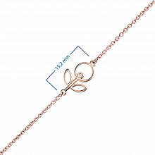 Гривна с диамант