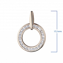 Висулка с диаманти