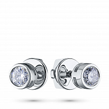 Обеци с диаманти