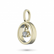 Висулка с диамант