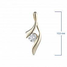 Висулка с диамант