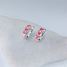 Обеци с диаманти