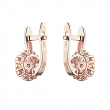 Обеци с диаманти