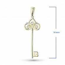 Висулка с диаманти