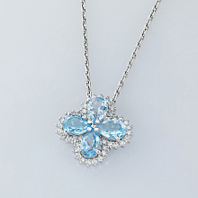 Висулка с диаманти