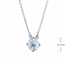 Огърлица с диамант