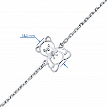 Гривна с диамант