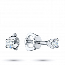 Обеци с диаманти