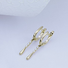 Обеци с диаманти