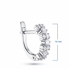 Обеци с диаманти