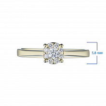 Пръстен с диаманти