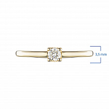 Пръстен с диамант