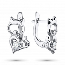 Обеци с диаманти