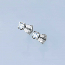 Обеци с диаманти