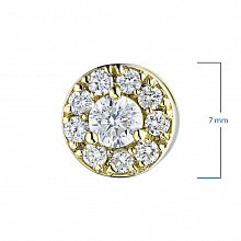 Висулка с диаманти