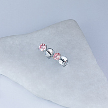 Обеци с диаманти