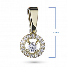 Висулка с диаманти