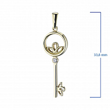 Висулка с диамант