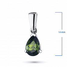 Висулка С хромдиопсид