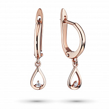 Обеци с диаманти