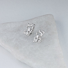 Обеци с диаманти