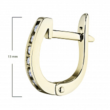 Обеци с диаманти