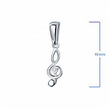 Висулка с диамант