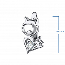 Обеци с диаманти