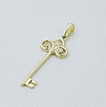 Висулка с диаманти