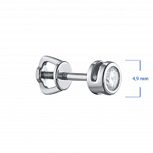 Обеци с диаманти