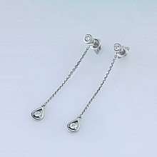 Обеци с диаманти